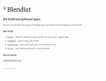 Tablet Screenshot of blendist.com